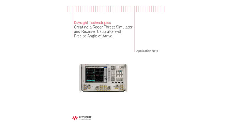 Angle of Arrival Radar Threat Simulator